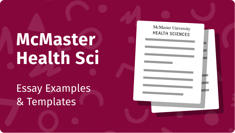 McMaster BHSc Essay Examples